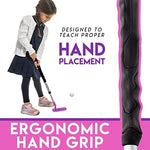Adjustable kids golf clubs with ergonomic foam grips