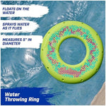 Close up of SwimWays Hydro Spiral water ring design
