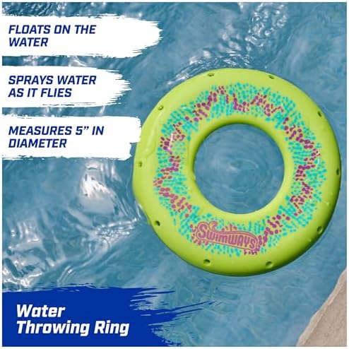 Close up of SwimWays Hydro Spiral water ring design