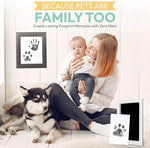The detailed smudge free infant footprint impression created by Tiny Gifts.