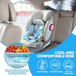 Orzbow cooling cushion installed in baby car seat