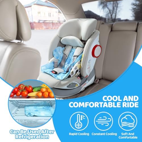 Orzbow cooling cushion installed in baby car seat