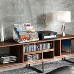 Vowcarol space saving four layer organizational rack showing assembly components including screws and nuts.