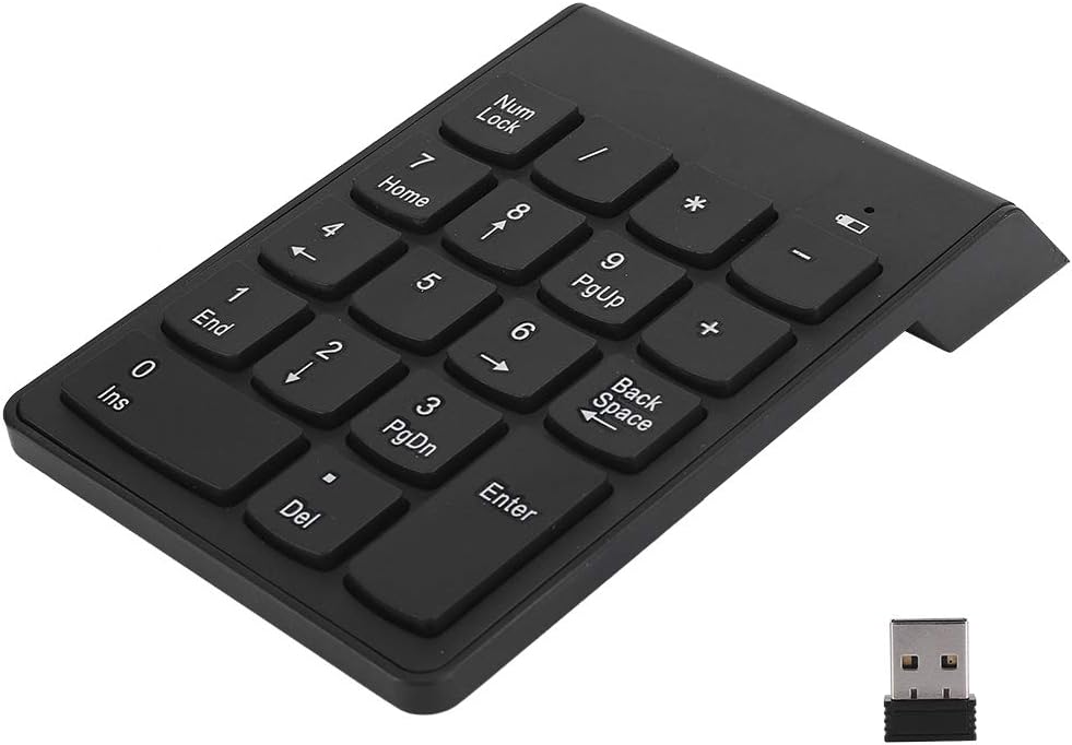 Pomya 2.4G USB keypad top down view