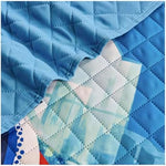 Jay Franco Spiderman quilted bedspread displayed on a twin bed