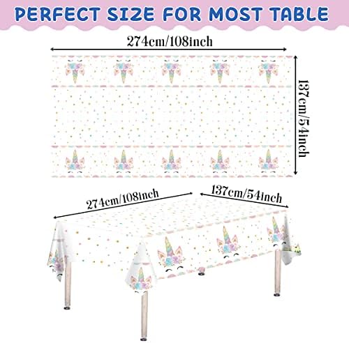 DaiUni plastic disposable table cover spread across a large rectangular dining table