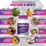 Natural R-ALA nerve support supplement bottle side view