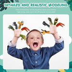 Prehistoric theme party favors showing the five unique dinosaur species included in the bundle.