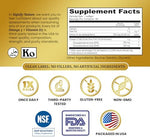 Authentic imported Signify Nature dietary supplement bottle showing secure seal and adult dosage instructions
