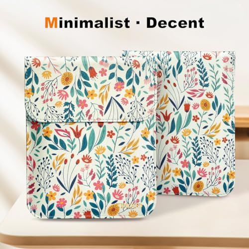 Detail view of the floral pattern on TiMOVO sleeve
