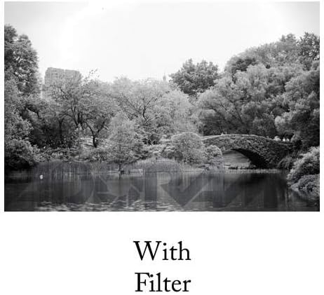 Tiffen 52mm camera lens filter side profile