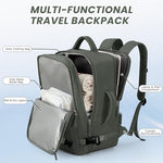 Beraliy 16 Inch Laptop Backpack showcasing the padded rear compartment for secure tech storage.