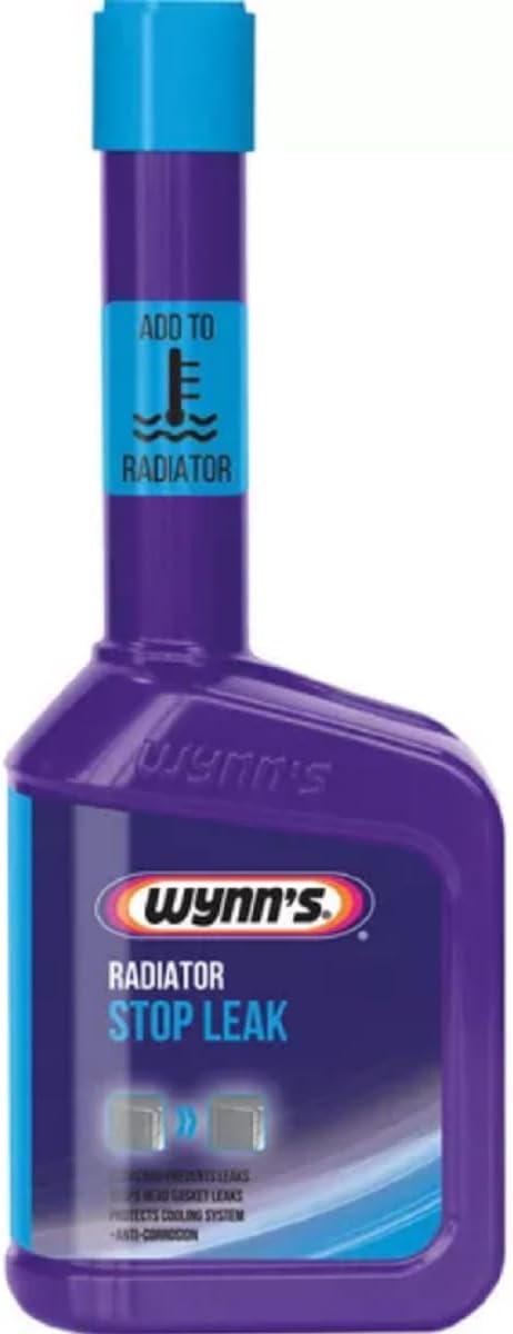 Wynn's Radiator Stop Leak 325ml purple bottle front view premium car cooling system sealant