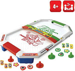EPOCH Games Super Mario Air Hockey platform with character plates and paddles