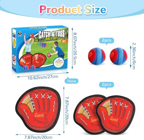Components of the Dishio toss and catch sports set