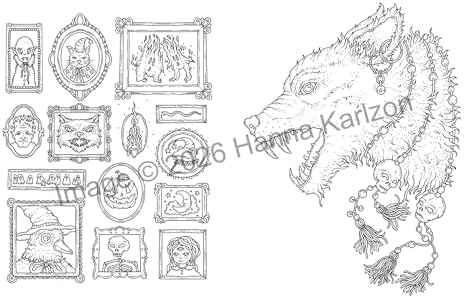 Halloween: Coloring Book (Hanna Karlzon) - Image 8