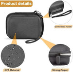 AllPrimo compact travel companion case highlighting the convenient integrated hand strap for carrying