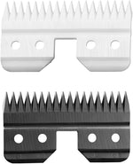 Side view showing the thickness and universal fit structure of the ceramic cutter