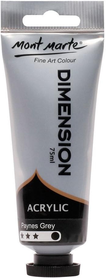Mont Marte fine art acrylic paint packaging overview