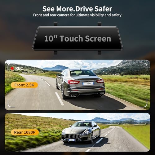 Jomise C810 dual camera setup showing front and rear view