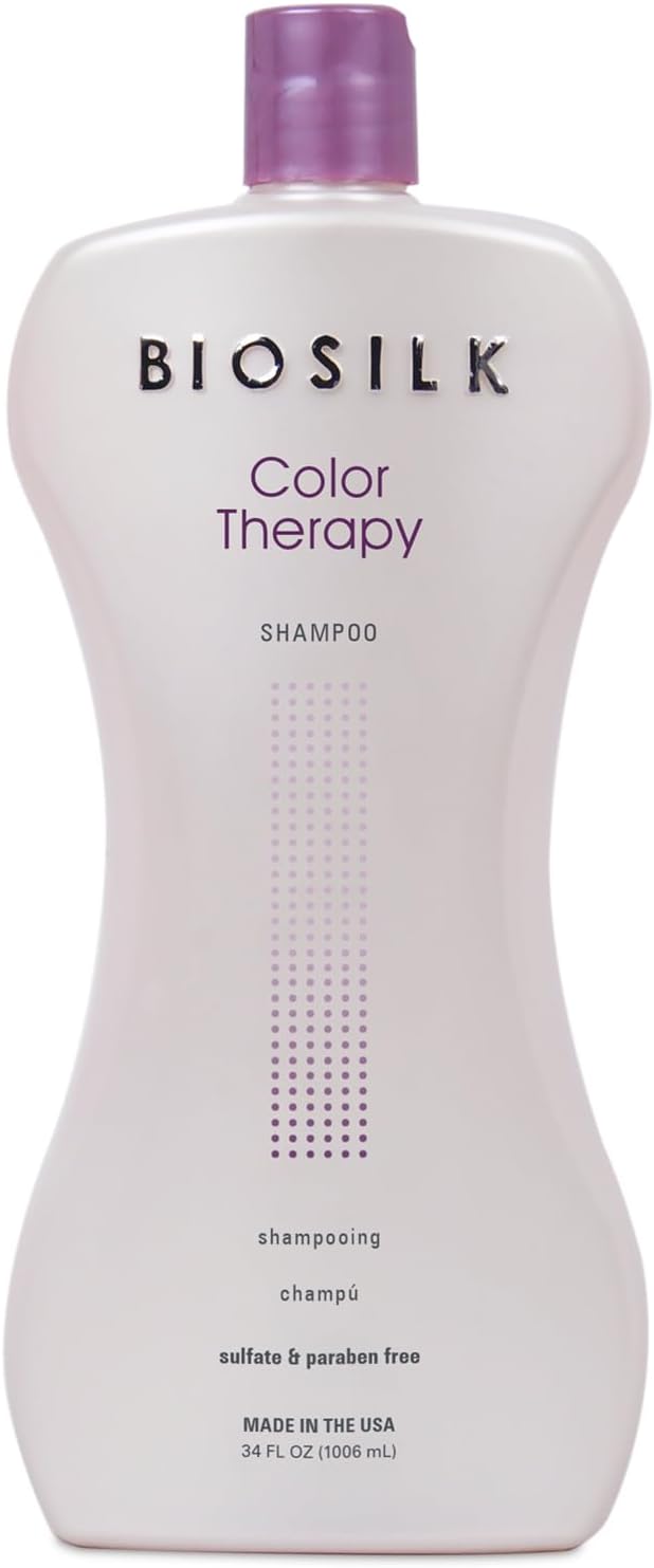 BioSilk Color Therapy Shampoo front view bottle