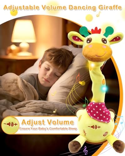 Rubu22a musical giraffe toy repeating speech