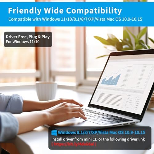 Side profile of USB 3.0 WiFi dongle with signal indicator