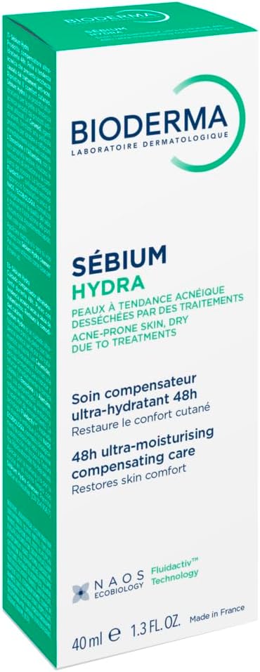 Bioderma Sebium Hydra skincare product packaging