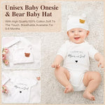 GEMTEND first time mother care package highlighting engraved round wooden baby milestone plaque