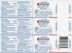 Crest Sparkle Fun toothpaste tubes showing the packaging for ages 2 and up.