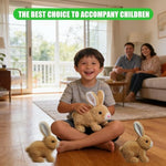 Child playing with Santvolo realistic bunny interactive toy