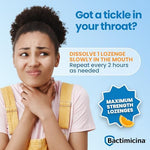 Bactimicina sore throat medicine ingredients and drug facts label view