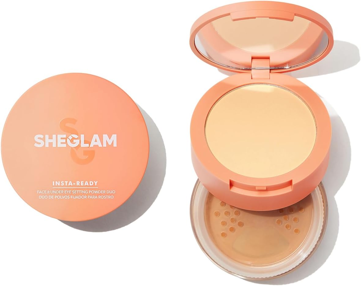 SHEGLAM Insta-Ready Face Powder Loose Under Eye Setting Powder - Natural Linen - Image 10