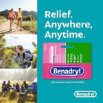 Two tubes of Benadryl original strength cream for fast-acting itch and pain relief.