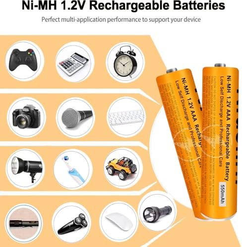 Nraonrn premium quality imported 550mAh AAA batteries for household remote controls