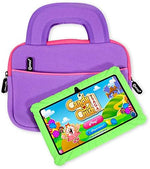 Contixo neoprene protective tablet case main zipper compartment opening detail
