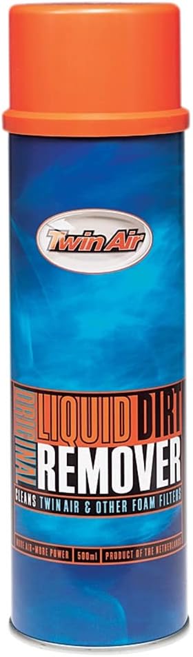 Twin Air Liquid Dirt Remover Spray 500ml aerosol can for foam air filter maintenance