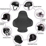 Close-up of Shkalacar sweat absorbent helmet liner highlighting the premium mesh fabric texture.