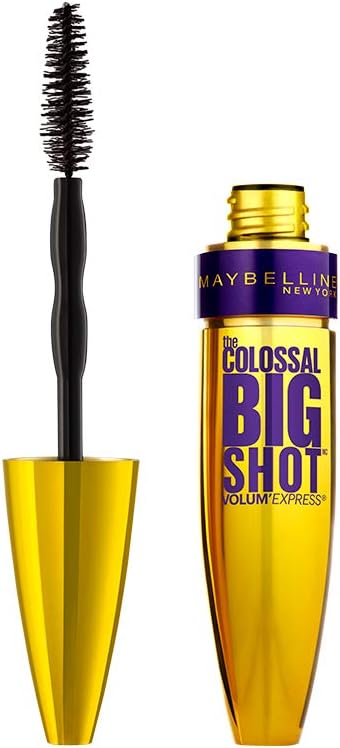 Side profile of Maybelline New York waterproof mascara bottle