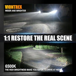 All-weather IP68 sealed driving lights showcasing reliable performance in damp conditions