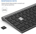 Sleek 2.4GHz single nano USB receiver for wireless plug and play connectivity