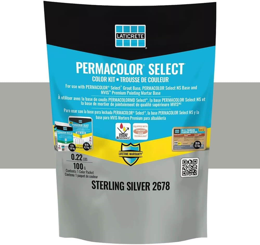Permacolor Select Grout Color Kit Mocha back label details