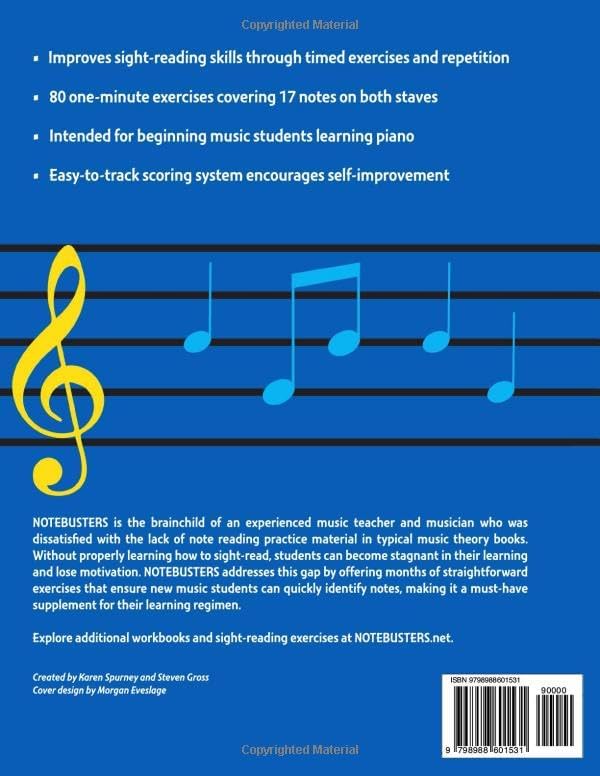 Notebusters: Beginner Piano (Notebusters Music Workbooks) - Image 3