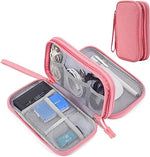 CAOODKDK tech pouch open double layer compartment storage layout