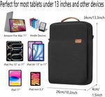 Zmeikj tablet bag interior plush lining and device compartment