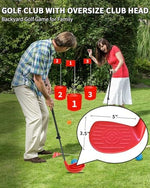 Close up of Kofull golf club oversize plastic head design
