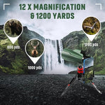 Hd360pro handheld monocular with smartphone adapter attached