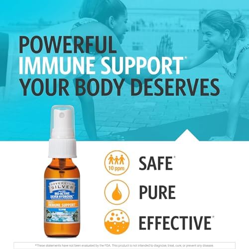 Sovereign Silver Bio-Active Silver Hydrosol Vertical Spray for Immune Support (10 Ppm/2 oz/59 ml) - Image 4