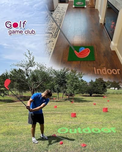 Family playing outdoor golf game with Kofull clubs