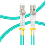 FLYPROFiber OM4 LC to LC fiber patch cable front view